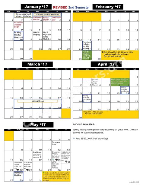 las cruces public schools school calendar printable calendar