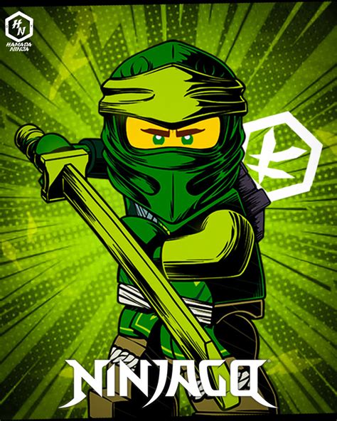 Artstation Ninjago What If Kai Is The Green Ninjago Poster By Me Hamada