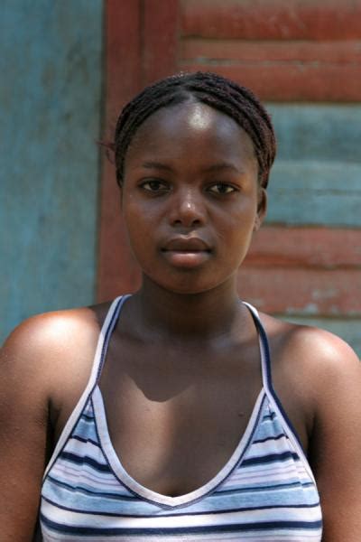 Haitian girl near Hinche | Haitian people | Haiti | Travel Story and
