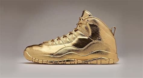 A lot of money as in the kind of money only a famous rapper would have. Drake Shows Off His 24K Solid Gold Air Jordan 10s