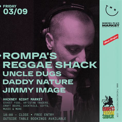 rompa s reggae shack x hackney night market — bohemia place market