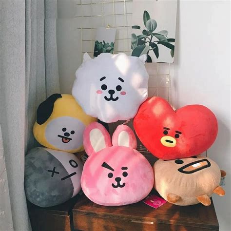 Bt21 Official Merchandise By Line Friends Chimmy Smile Decorative