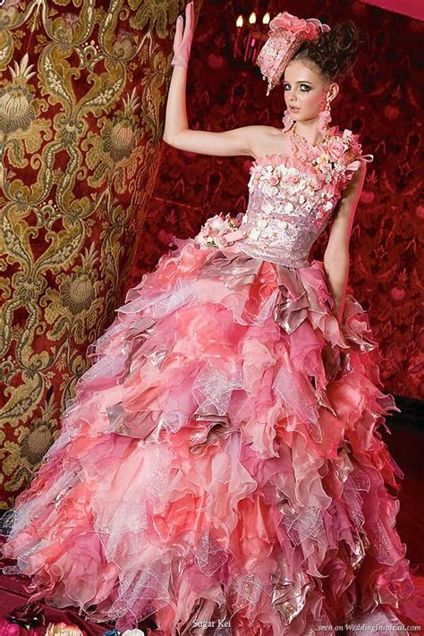 Weddingtrend Pink Wedding Gown