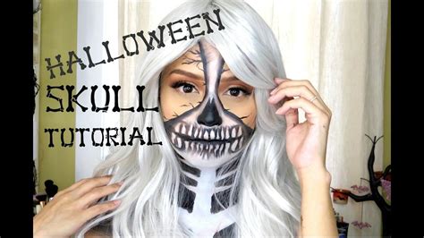 Skull Halloween Makeup Tutorial Youtube