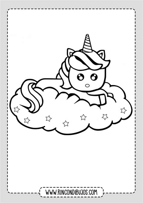 Dibujos de Unicornios Bonitos para colorear Rincon Dibujos