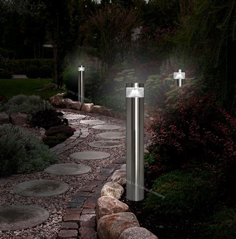 Garden lamp posts are an ideal solution to lighten the garden and create spots of lights in special corners of the outdoor space. Modern LED Bollard Garden Spike Lamp Post Stainless Steel ...