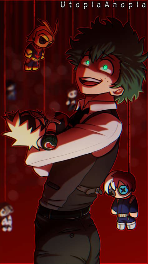 Cute Villain Deku Aesthetic Cute Deku Wallpaper
