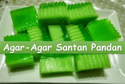 The pandan extract creates an enticing natural light green colour. Resepi Agar-agar Santan Pandan | Azhan.co