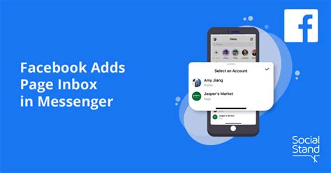 facebook adds page inbox in messenger social stand