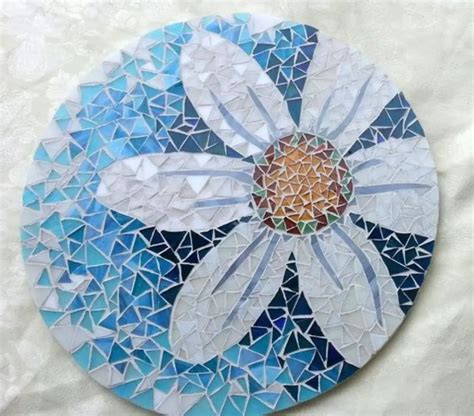 how to make a sea glass mosaic table craft projects for every fan