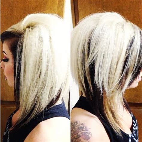 49 Best Photos Blonde And Black Underneath Hair Platinum Blonde