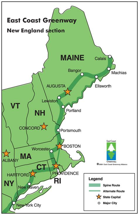 Witnesses & professional photography can easily be added on. Three New England trips on the East Coast Greenway ...