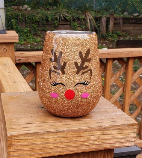 But after blossoming, it will lose its beauty. Reindeer Glitter Stainless Steel Tumbler | Christmas ...