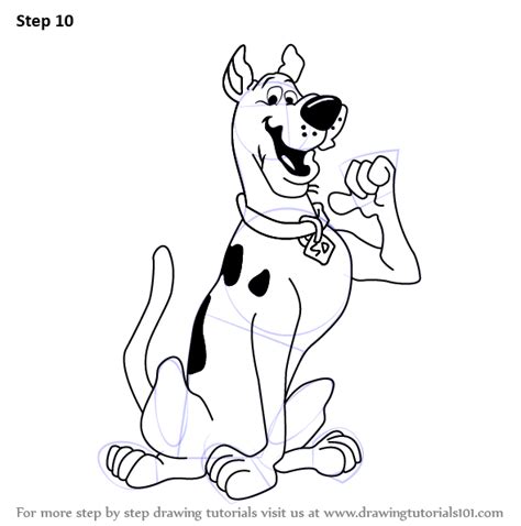 In the beginning stages, don't press down too hard. Learn How to Draw Scooby-Doo from Scooby-Doo (Scooby-Doo ...