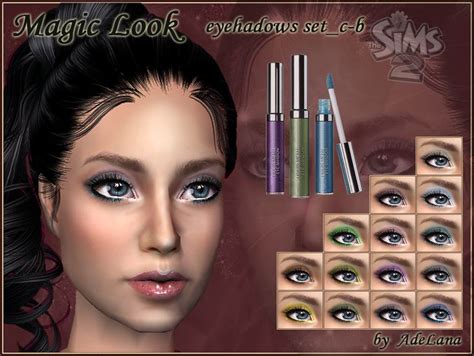 Mod The Sims Magic Look Eyeshadows Setc With Images Sims
