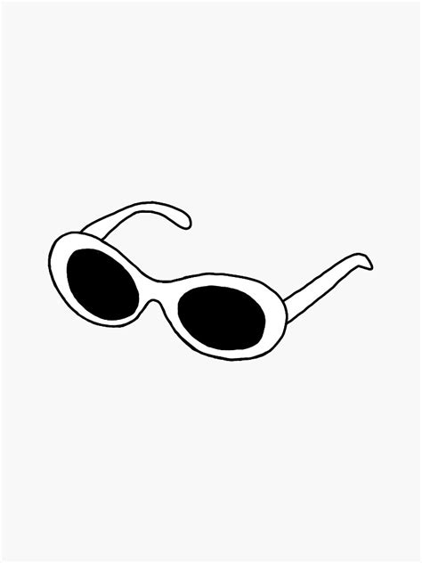 Clout Goggles Sticker By Clairedesign Redbubble