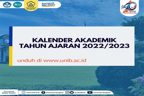 Kalender Akademik Unib 2022 2023 Magister Administrasi Pendidikan