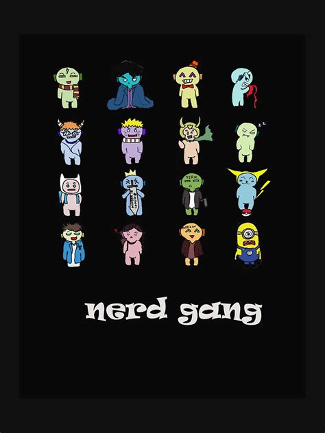 Nerd Gang Fandom T Shirt By K Patz Redbubble