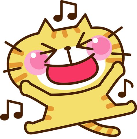 Premium Vector Cute Cats Singing In Group Cartoon Clip Art Library