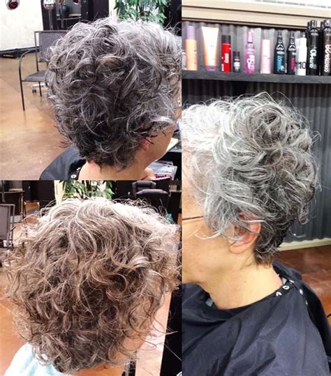 Cute short haircuts for grey wavy hai. 47 Stylish Short Curly Hair Styles For Women to Try out ...