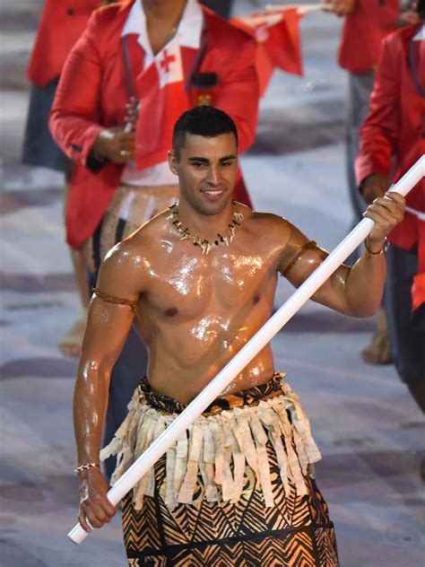 Pita Taufatofua S Olympic Sized Oiled Up Torso Broke The Internet The Courier Mail