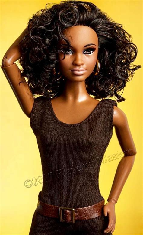 38 4 17 By Flademirmasiero Black Barbie Natural Hair Doll Barbie