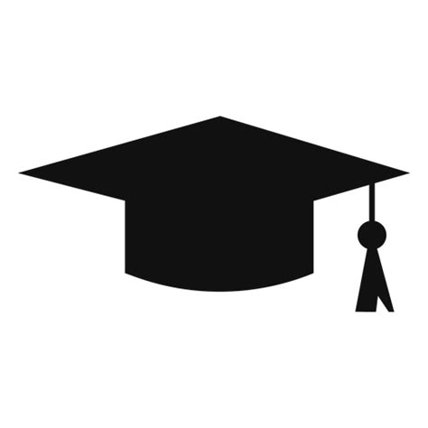 Mortarboard Cap Silhouette Transparent Png And Svg Vector File