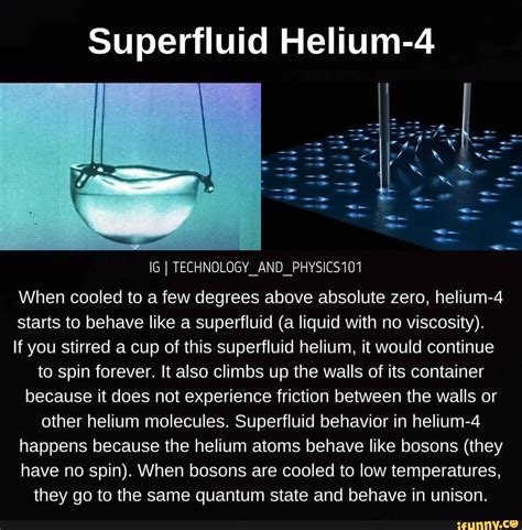 Superfluid Helium 4 Ig I And Phys When Cooled To A Few Degrees Above