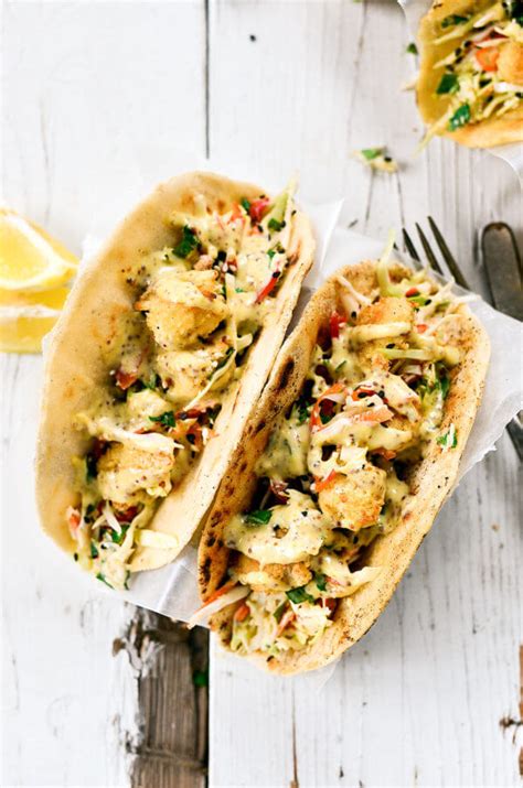 Paleo Coconut Crusted Fish Tacos With Honey Mustard Sauce Paleo