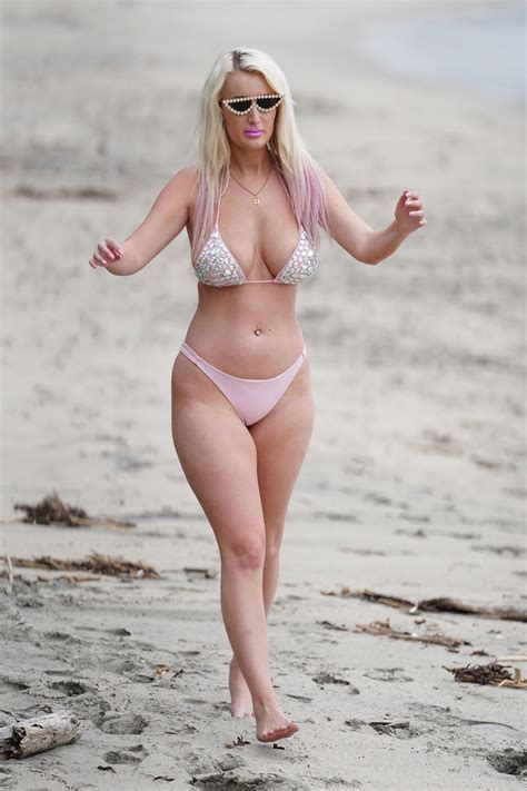 TIFFANI MADISON In Bikini At A Beach In Malibu HawtCelebs