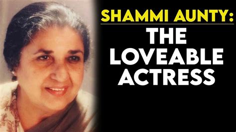 Shammi Aunty The Beloved Character Actress Tabassum Talkies Youtube