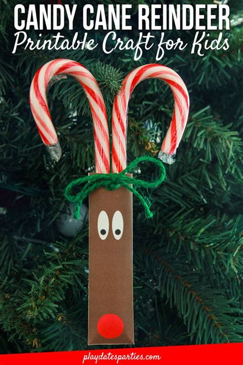 What i love most about this craft, is that you most likely will have the majority of materials already in your cupboard. Reindeer Candy Cane Craft for Kids | Easy Preschool Gifts ...