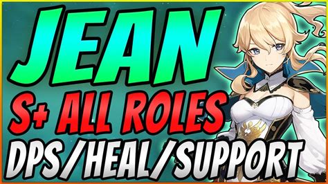 Jean Character Guide Every Build Works Dps Healer Support