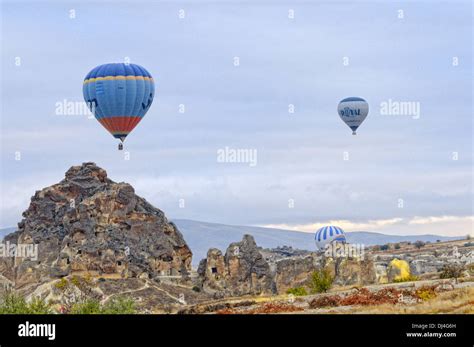 In The Air Over Cappadocia Stock Photo Alamy