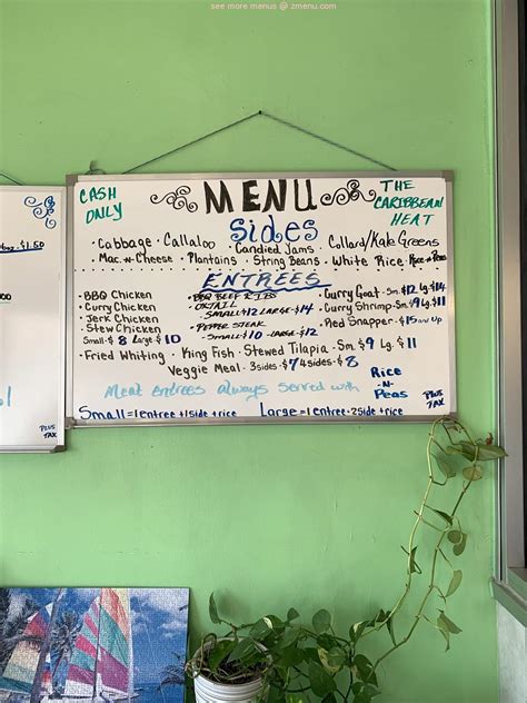 Online Menu of Caribbean Heat Restaurant, Baltimore, Maryland, 21207