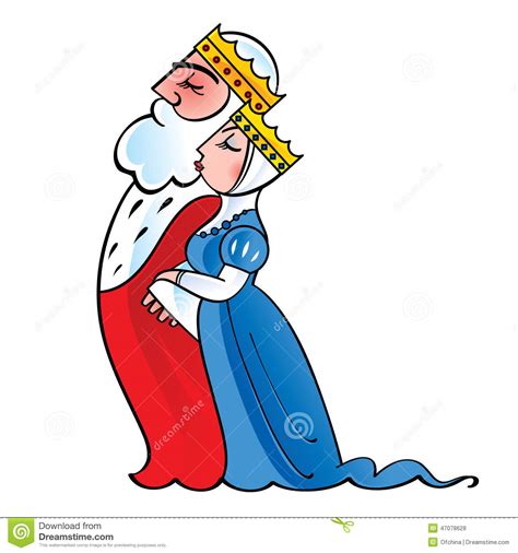 King and queen stock vector. Illustration of couple, power - 47078628