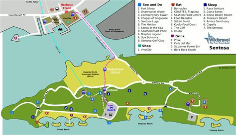 Map Of Singapore Map Sentosa Online Maps And