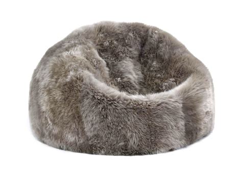 sheepskin bean bag chair large fur bean bag chairs