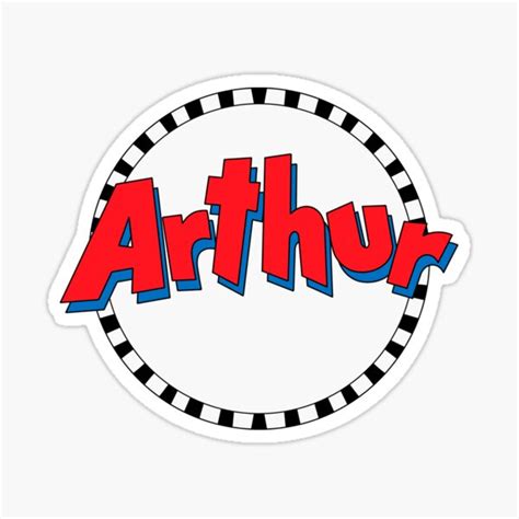 Arthur Logo Sticker For Sale By Alaieina Redbubble