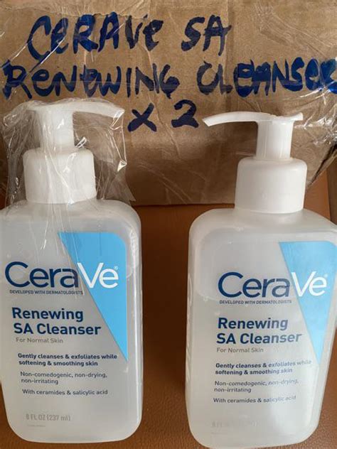 Cerave Renewing Sa Cleanser For Normal Skin 8floz237ml Shopee