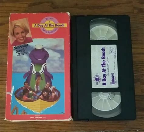 Barney And The Backyard Gang A Day At The Beach Sandy Duncan Vhs Tape