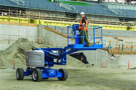 Genie® Z45 25 Jrt Articulated Boom Lift Working At Height