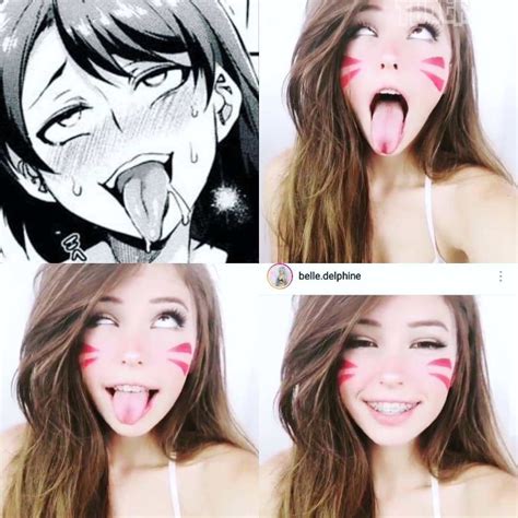 Ahegao Belle Delphine Know Your Meme