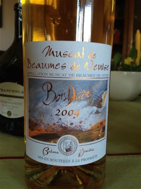 Check spelling or type a new query. Balma Vénitia Bois Doré Muscat Beaumes de Venise 2004 ...