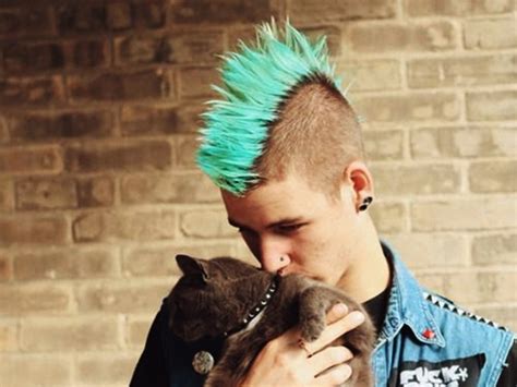 This style permits you to achieve the blend of spikes, mohawk and colored hair. 65 New Punk Hairstyles for Guys in 2015