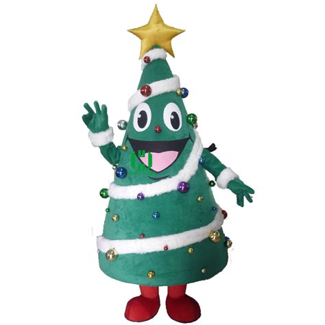 Christmas Tree Mascot Costume For Adult