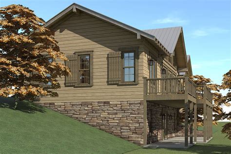 House Plan 028-00003 - Cabin Plan: 2,200 Square Feet, 3 ...