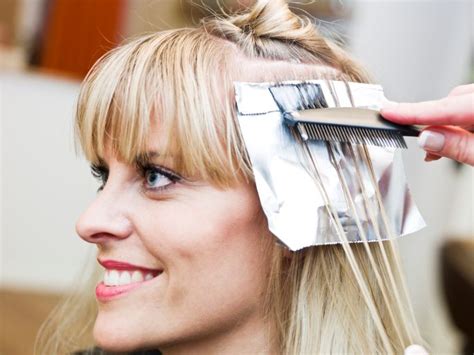 With highlights, the dye is enclosed in foil and Hair dye and pregnancy- all about hair treatments for ...