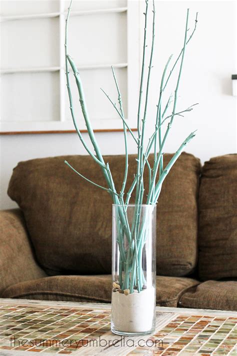 Absolutely And Incredibly Easy Branch Diy Centerpiece