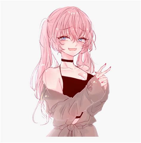 I'm planning on using it for my chatango profile. Cute Pink Haired Anime Girl , Free Transparent Clipart - ClipartKey